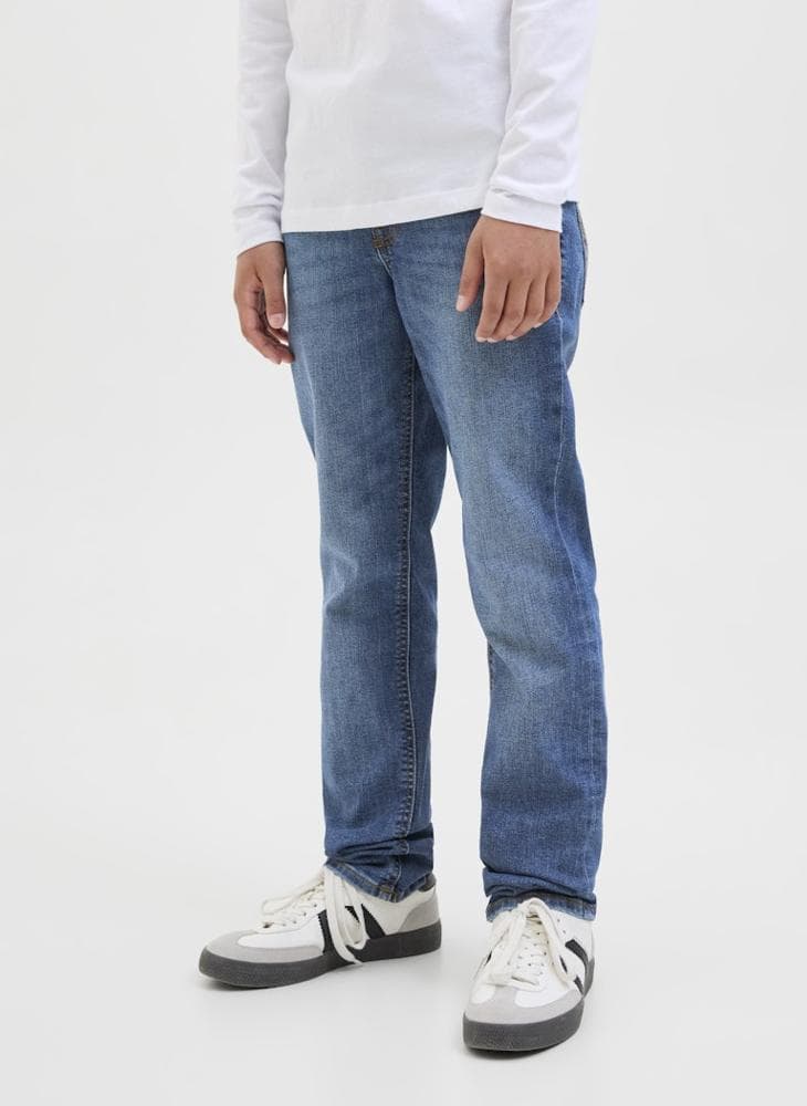 Kids Jjiglenn Sq 901 Noos Straight Fit Jeans