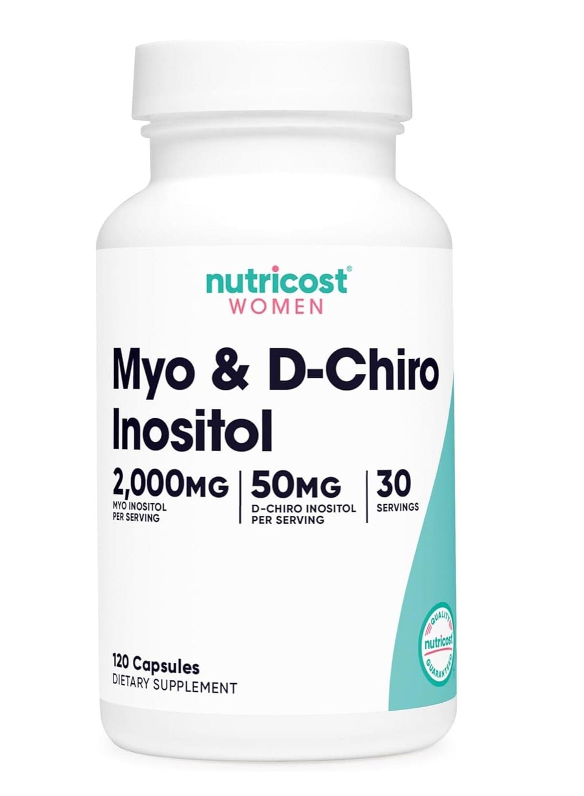 Women, Myo & D-Chiro Inositol, 120 Capsules