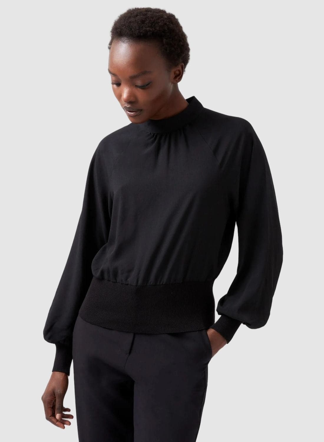 Krista Knit High Neck Top