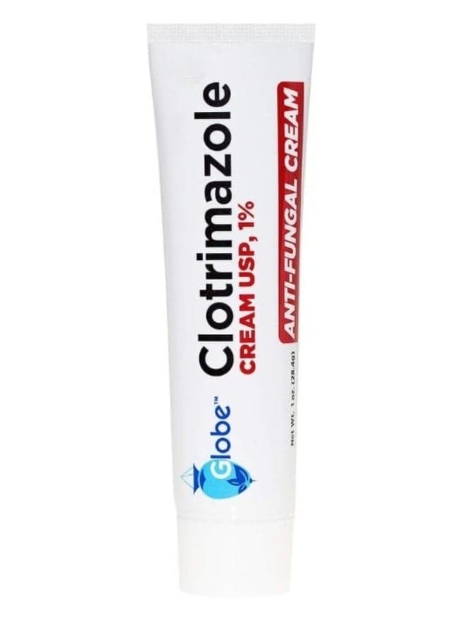 Globe Clotrimazole 28.4g Cream – Effective Treatment for Ringworm, Athlete’s Foot & Fungal Rashes