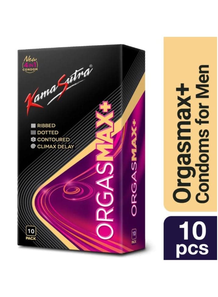 4 IN 1 OrgasMax+ Condoms 10 Pack