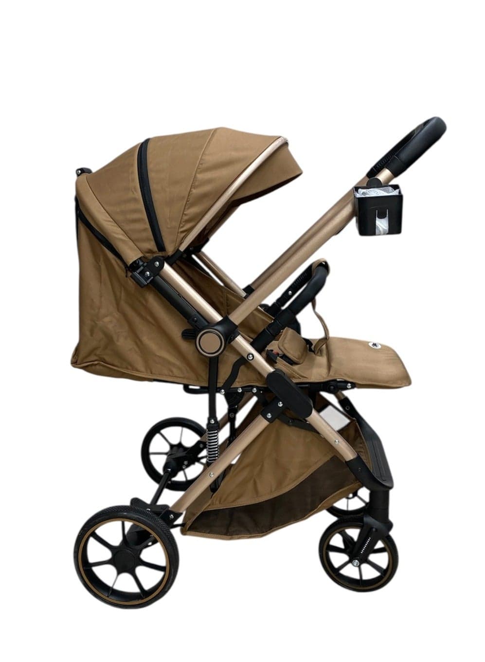 Premium Baby Stroller for Newborns & Toddlers | Lightweight Foldable Travel Pram with Adjustable Seat, Smooth Suspension Wheels, One-Hand Fold, Cup Holder & Large Storage Basket | Durable & Easy to Maneuver
