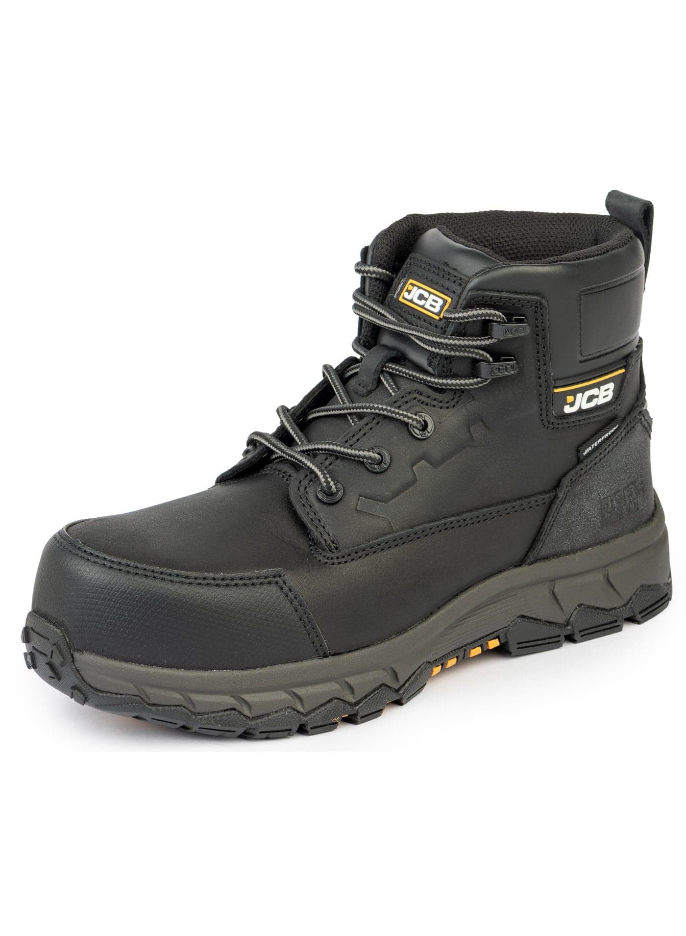 Classic Hybrid 6" Safety Boots for Men JCB-004B | Composite Toe – Waterproof, Oil, Heat, Slip & Puncture Resistant, ASTM F2413-18 Certified, EH – Black