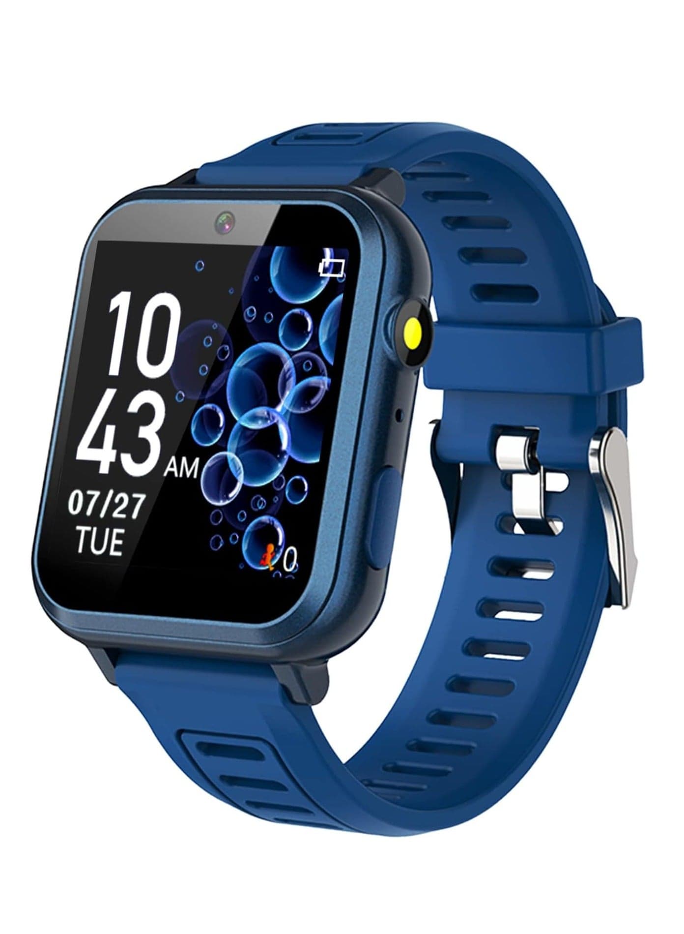 Kids Smart Watch, Smart Game Watch with 24 Games, HD Touch Screen, Video, Music Player, Pedometer, Flashlight, Alarm Clock, Kids Watches for 5-12 Year Olds Boy/Girl (Dark Blue)