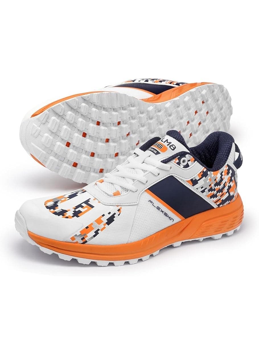 S6 Camo Cricket Shoes Men - 2025 Edition Ultralight Camouflage Upper Rubber Spikes Well-Cushioned Insole - Ideal Cricket Shoes for All Round Performance