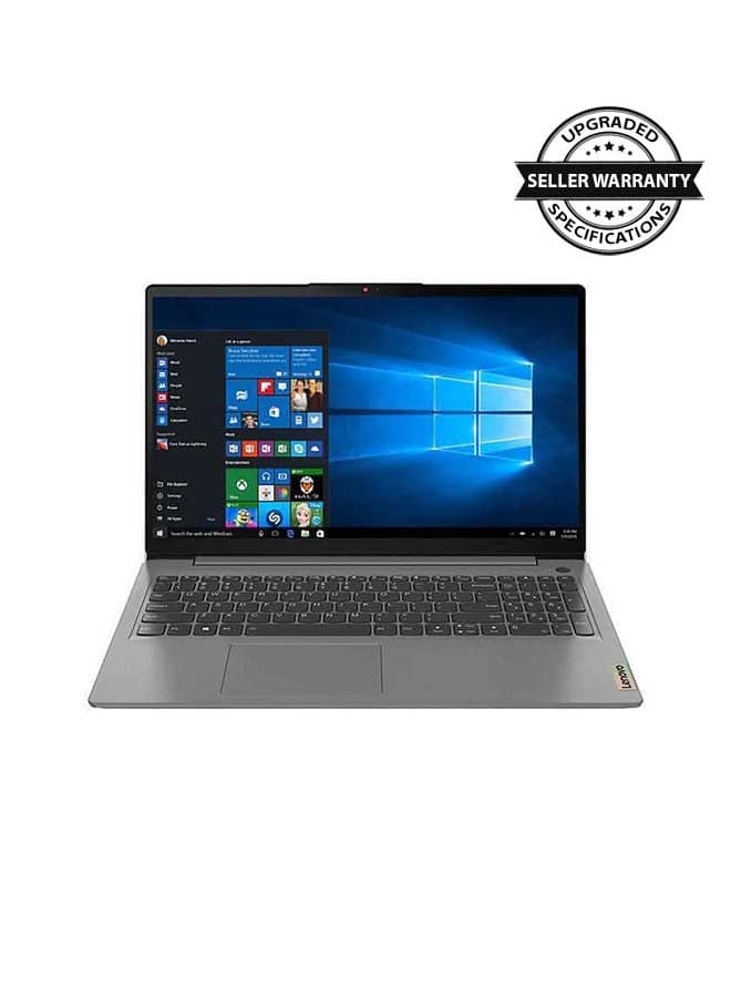 (Upgraded Version) IdeaPad 3 15ITL6 Laptop With 15.6-Inch Full HD Display, 11th Gen Core i5 1135G7 Processor/12GB RAM/512GB SSD/Iris Xe Graphics/Windows 10/International Version / English/Arabic Grey
