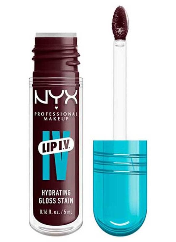 Lip Iv Hydrating Gloss Stain Lip Gloss + Serum Up To 12Hr Hydration High Pigment Wet Shine Finish Mauve N' Moist!
