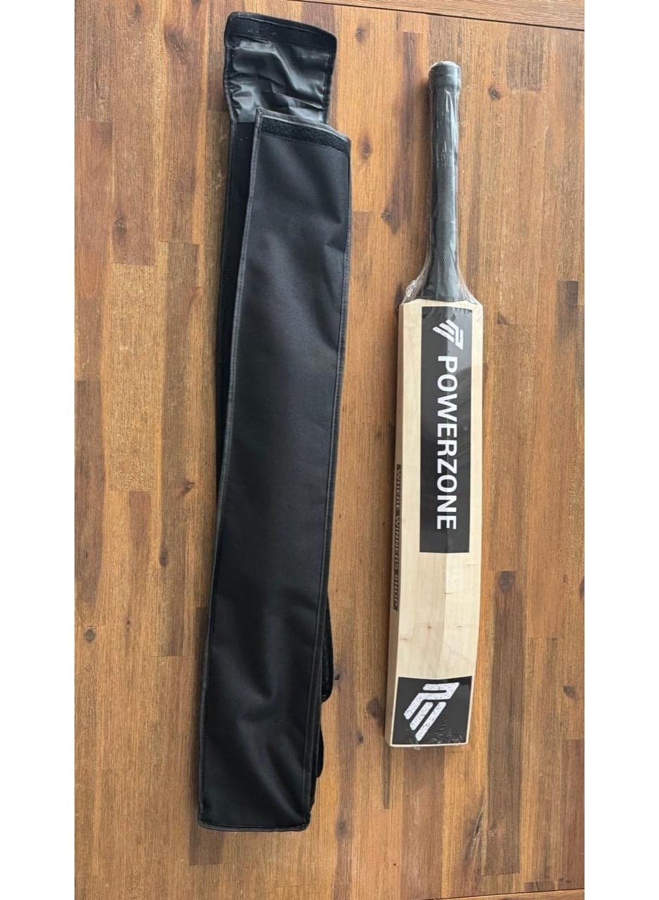Power Zone Kashmir Willow Cricket Bat with Straight Grains | Premium Quality Match & Practice Bat