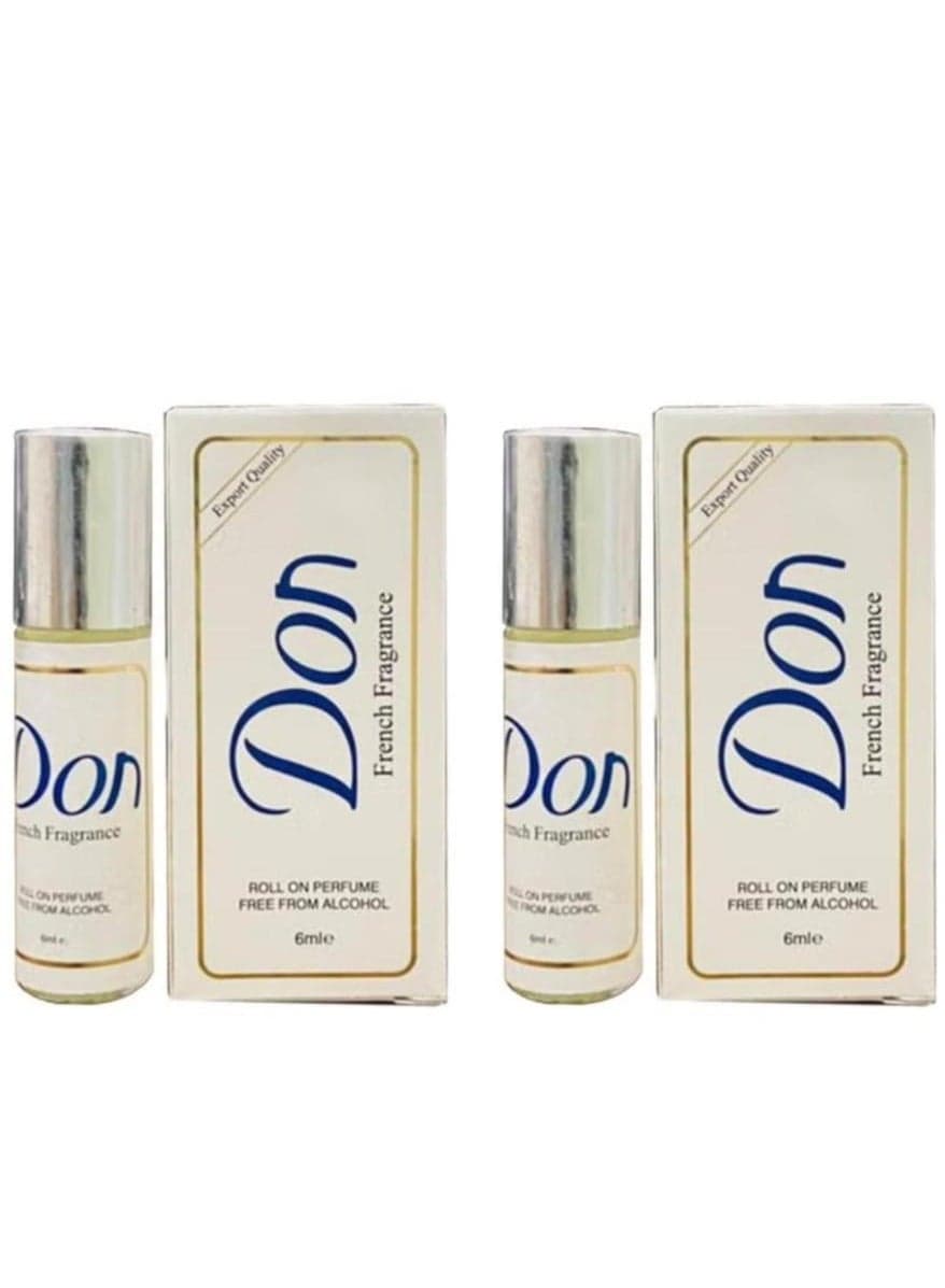 French Fragrance Roll On Perfume 6ml 2Pcs