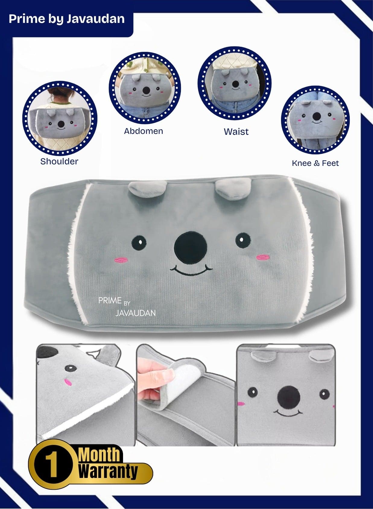 Electric Hot Water Bag Belt For Body Pain Rechargeable Heating Pad with Fleece Cover for Body Pain Relief, Hand Warmer, Arthritis Pain Relief, Menstrual Cramps, Period Pain, Hot & Cold Therapy