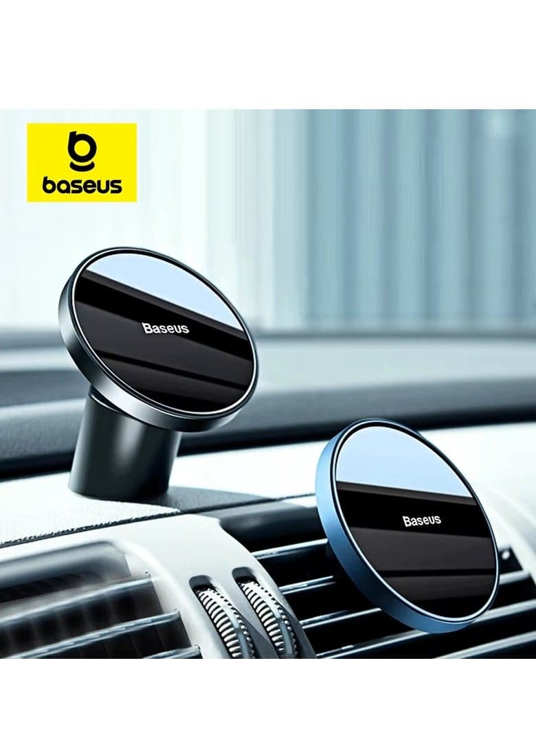 MagSafe Magnetic Car Mount, Magnetic Phone Holder for Dashboard and Air Vent, with Strong Magnets, Compatible with iPhone 16/16e/15/14/13/12 Series, Samsung Galaxy, Android Phones and All Smartphones, Includes 1 Metal Ring for Non-MagSafe Devices