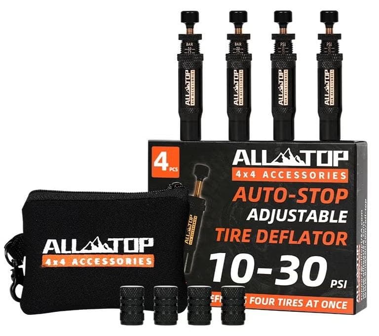Portable Adjustable Auto-Stop 4X4 Accessories air down automatic tire deflator spike valve