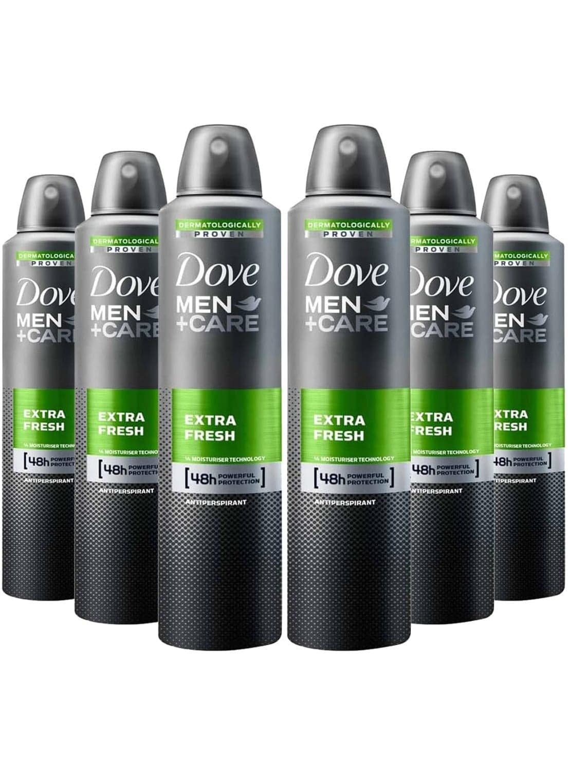 Men + Care Extra Fresh 48H Powerful Protection Spray 6 x 250ml