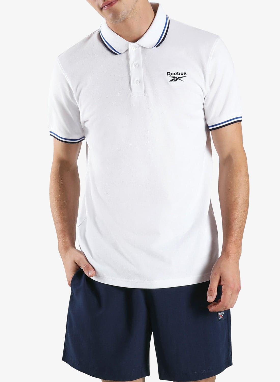 Id Striped Rib Polo