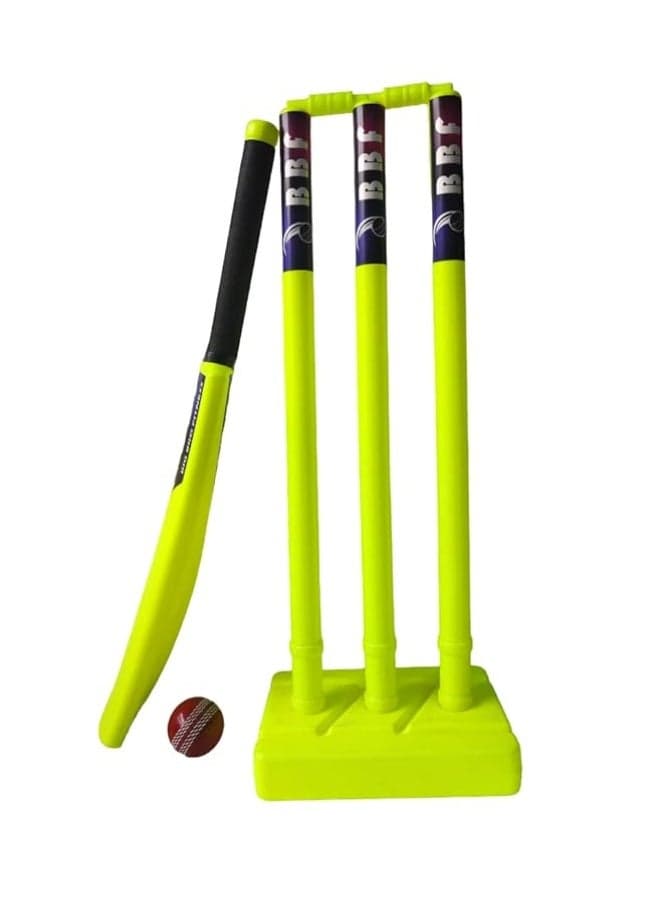 Plastic Cricket Bat Kit for All Kids Age Groups,Cricket KIT for Playing Outdoor and Indoor Sports Game Junior