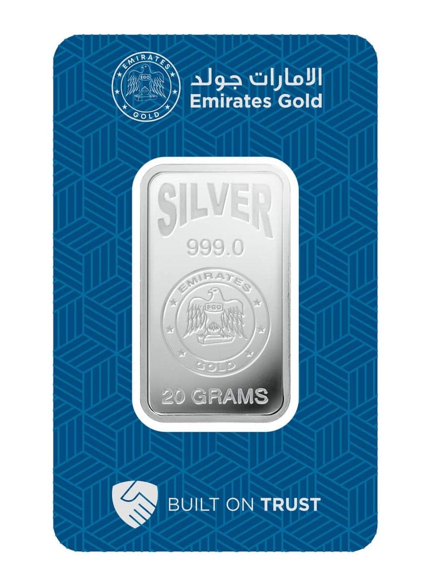 Emirates | 20g Pure Silver Bar 999 - 20 Grams