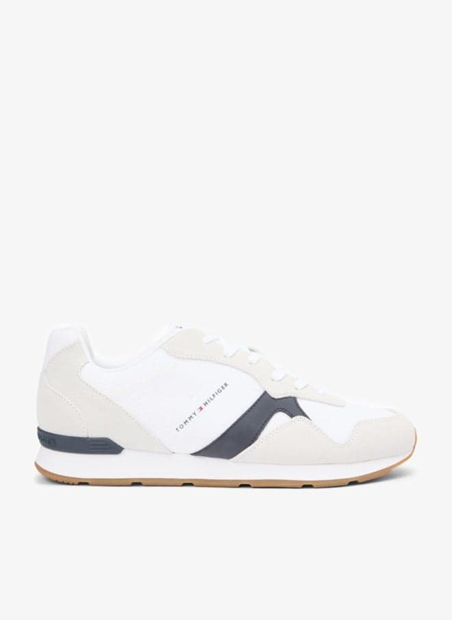 Suede Mixed Texture Trainers