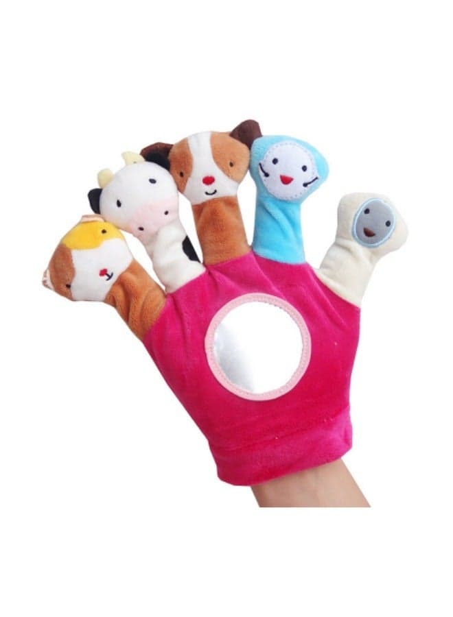 Baby Hand Puppet Plush Toy Baby Cloth Animal Hand Puppet Glove Toy