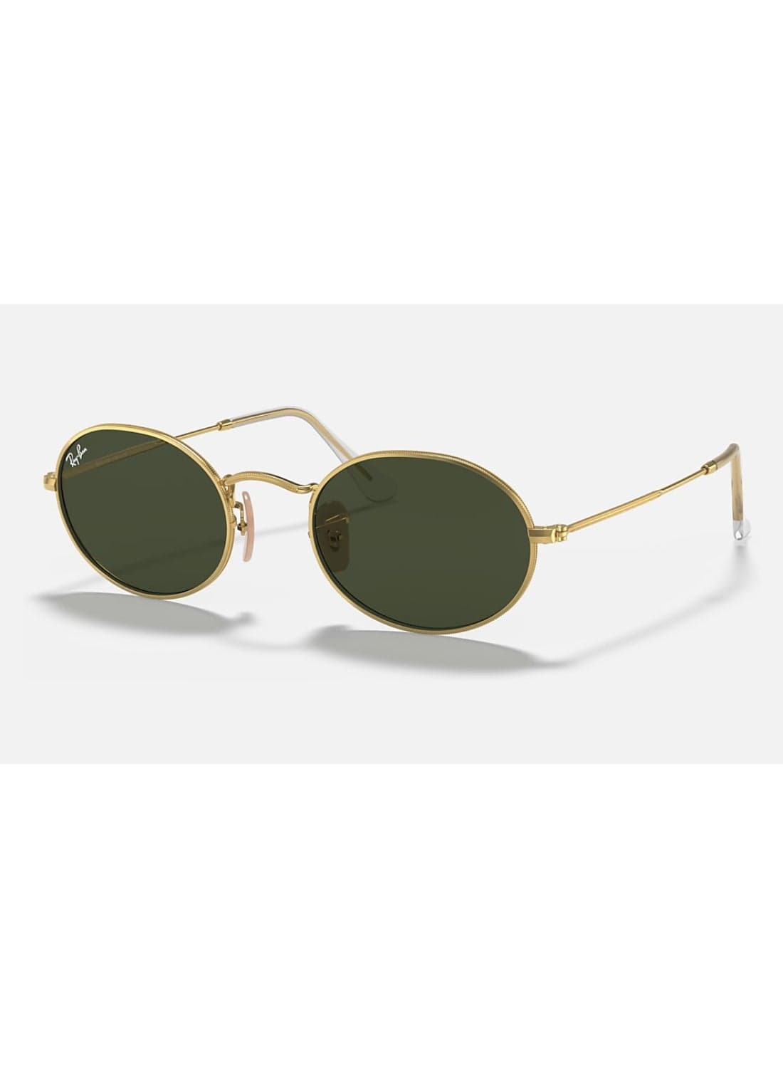 Men Oval Shape Metal Sunglasses RB3547 001/31 51 - Lens Size: 51 Mm - Polished Gold