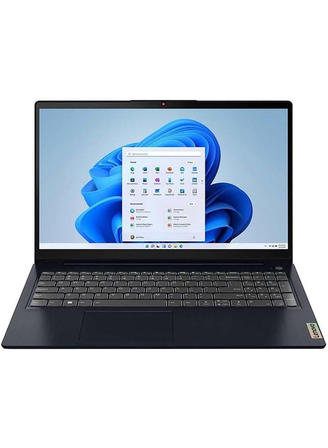 (Upgraded Version) IdeaPad 3 Laptop With 15.6-Inch Display, Core i5-1235u Processor/16GB RAM/512GB SSD/Intel Iris XE Graphics/Windows 11 Abyss Blue English Abyss Blue