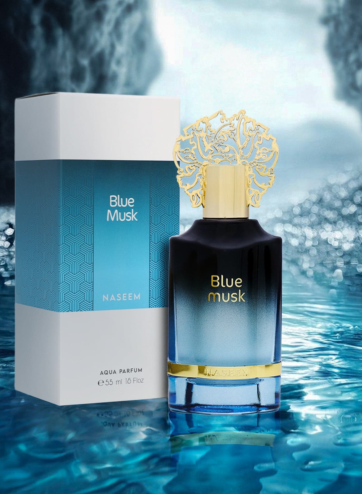 Blue Musk Aqua Perfume - 55ml