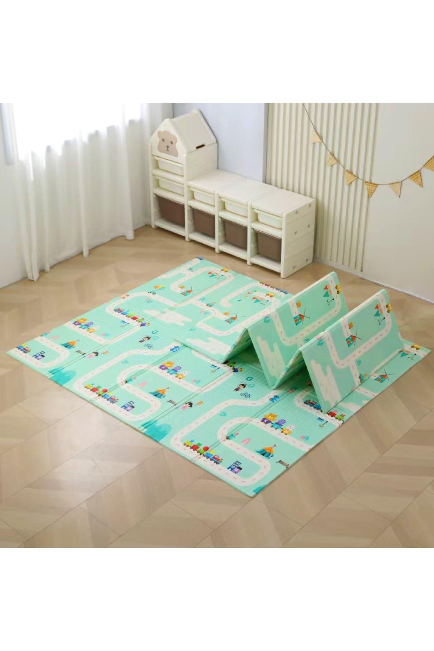 Baby Playmat Large Size 200x180x1.5cm Extra Thick Foam Waterproof Double Sided Crawling Mat for Babies Non-Toxic Floor Mat