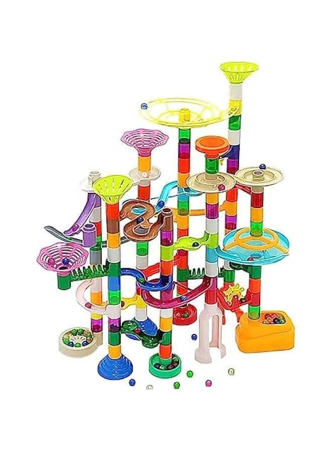 150pcs Marble Run Track Toy for Kids Ages 4-8-12 Sturdy Building Toys Kids Games Amazing Fun Toy For Boys Girls Gifts