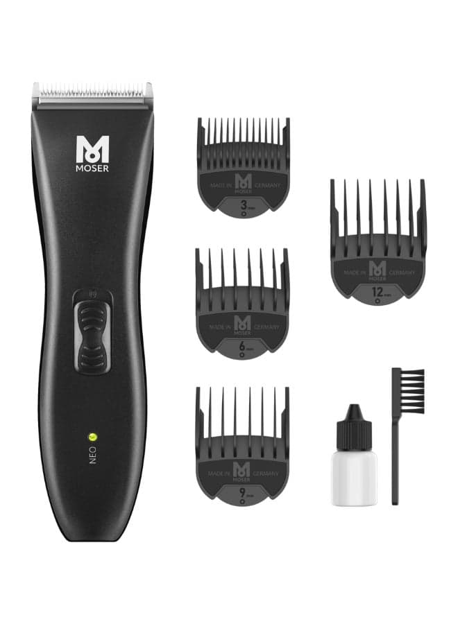 Neo Professional Cordless Hair Clipper For Men (Made In Germany) | Magic Blade Technology | 90-Min Operation Time | Quick Charge With Led Charging Indicator (1886-0151) Black