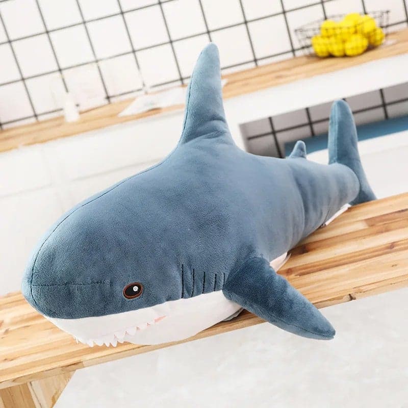 Hot Selling Cute Soft Stuffed Animal Shark Plush Pillow Toys – 30cm, 45cm, 60cm, 80cm, 100cm – Cozy Cuddly Cushion Doll Gift for Teenagers & Kids
