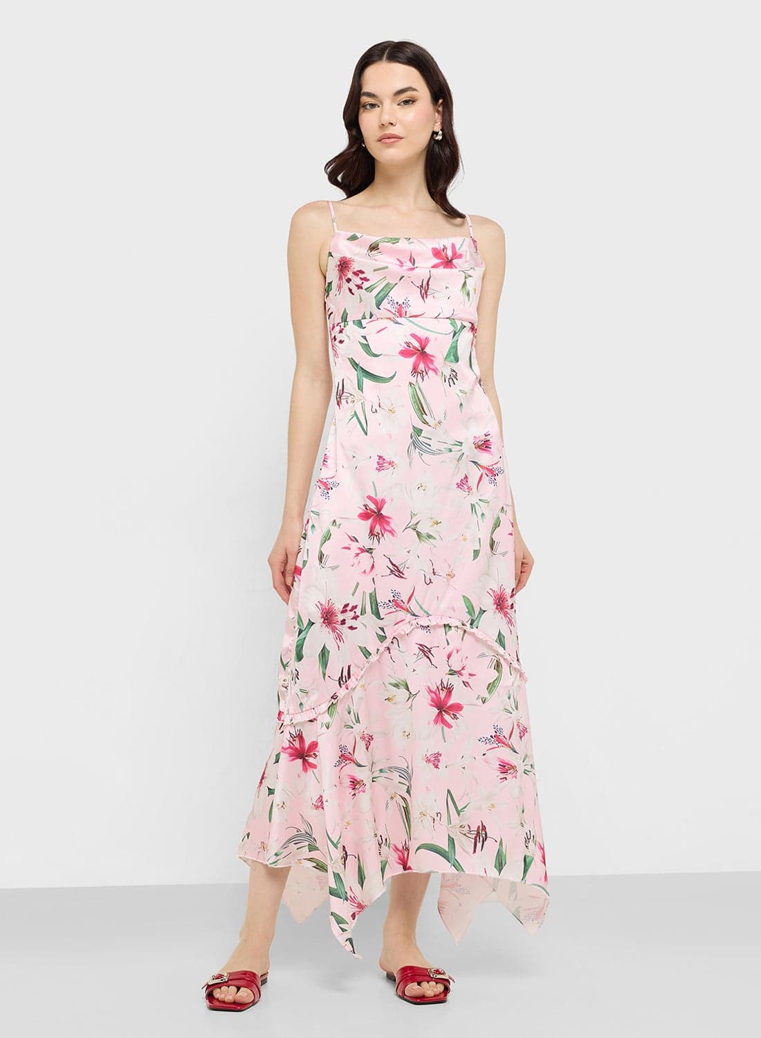 Floral Hankerchief Dress