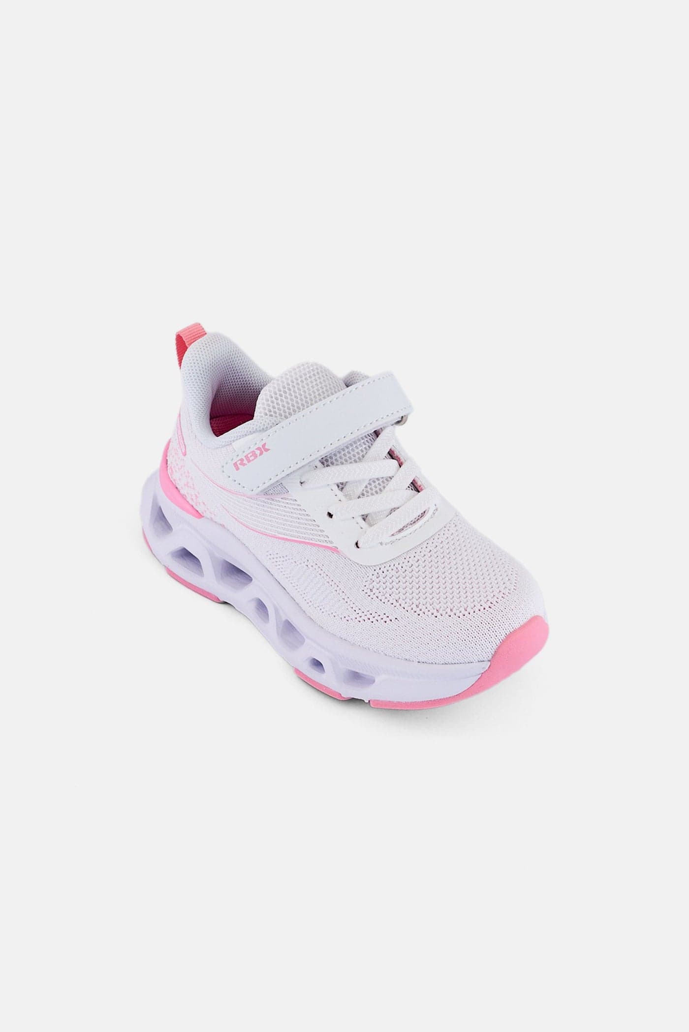 Toddlers Girl Velcro Closure Outdoor Shoes, White