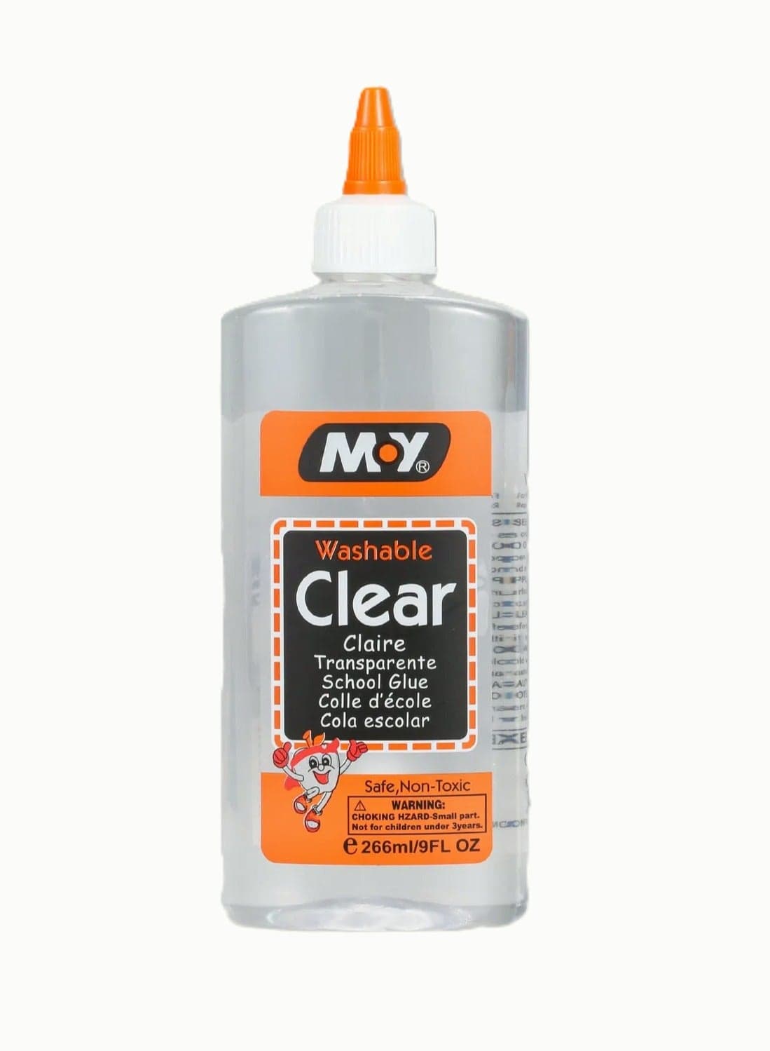 MY Clear Liquid School Glue, Slime & Craft Glue | 266ml Washable
