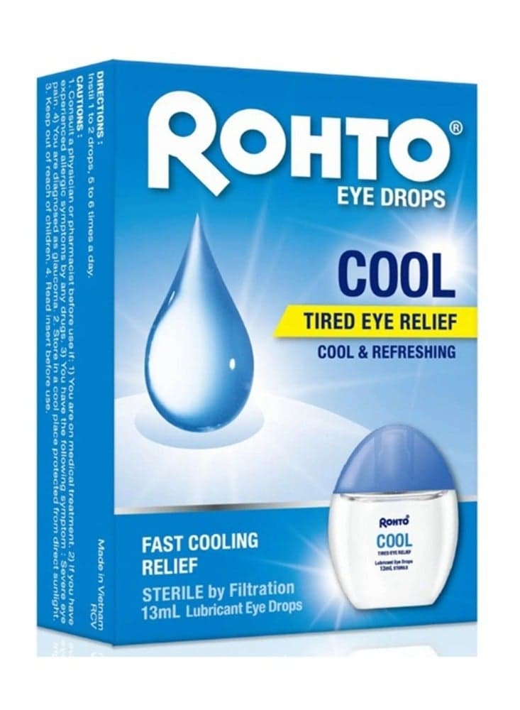 Rohto Cool Redness Relief Eye Drops 0.4 Fl Oz