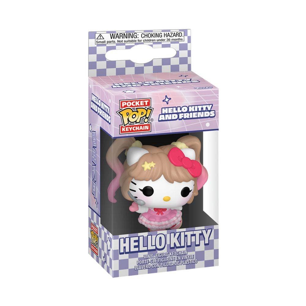 Funko Pocket POP! Sanrio Hello Kitty and Friends Hello Kitty (K-POP Outfit) Vinyl Keychain (10.2 cm)