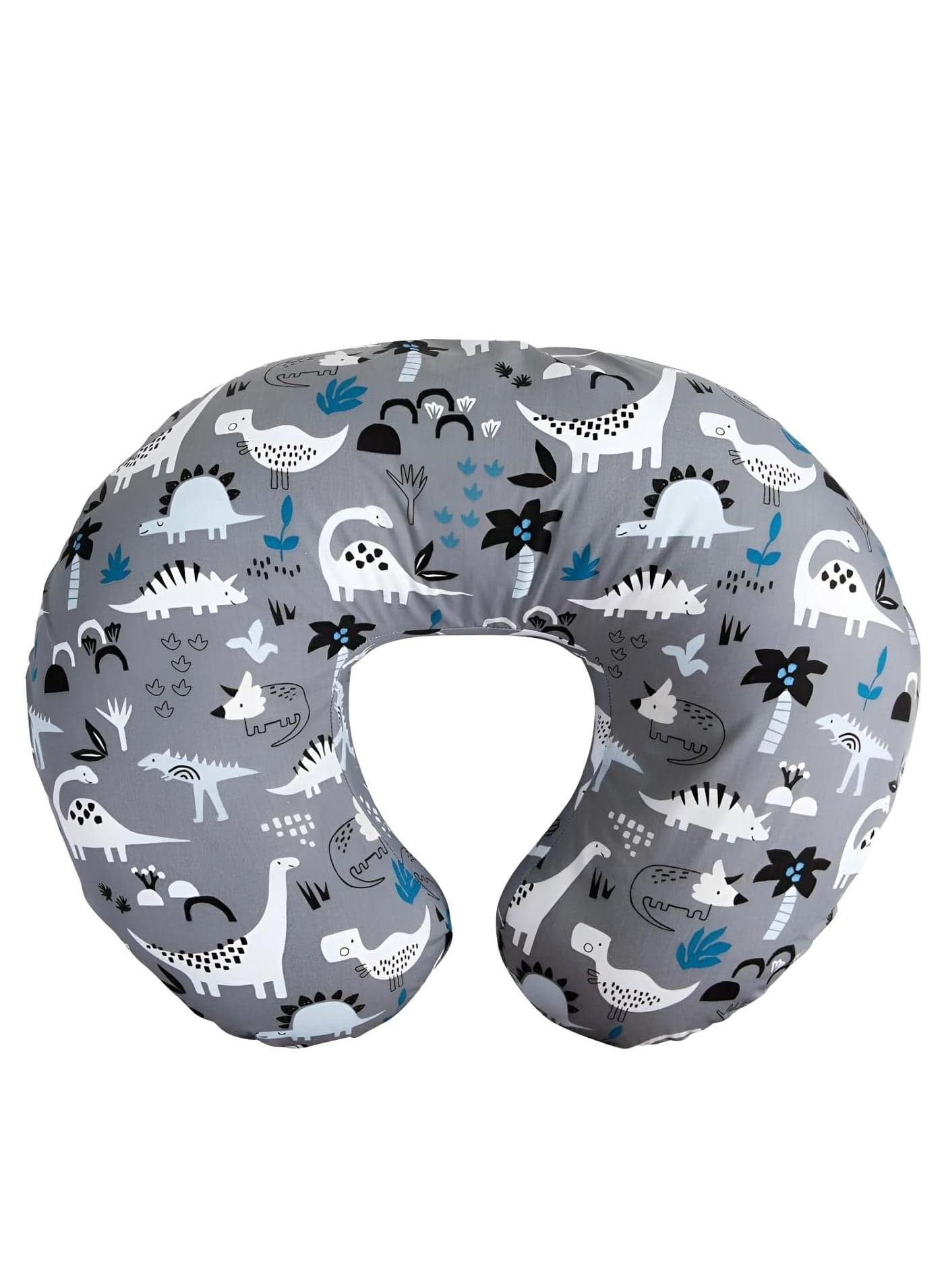Nursing Pillow Original Support, Gray DinosaursOriginal Newborn Nursing Feeding Pillow Essentials for Bottle and Breastfeeding Pillows with Removable Cover, Infant Support for Baby and Mom Cradle 0-24 Months