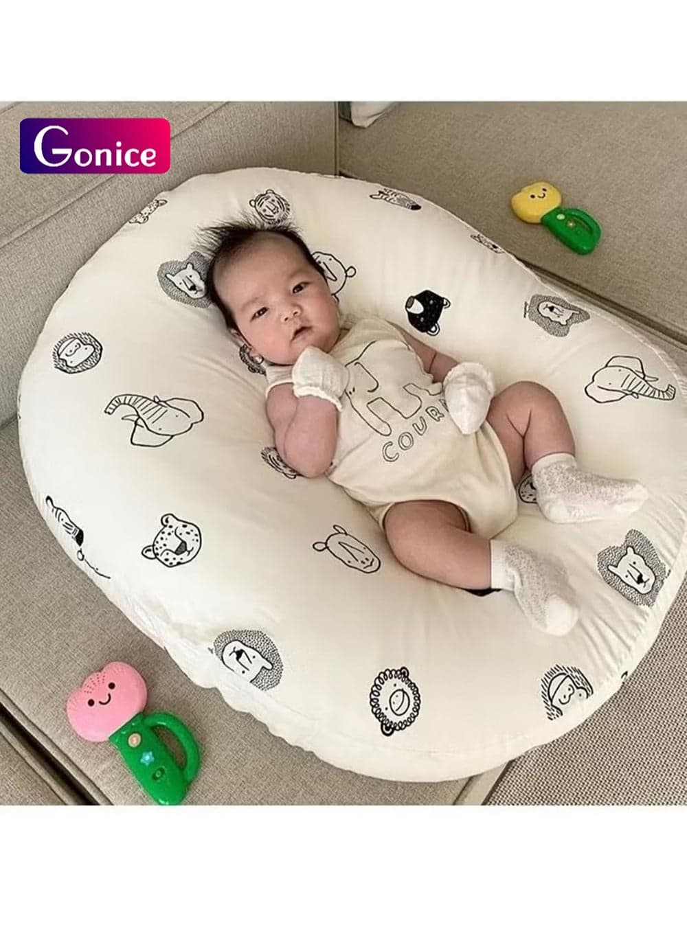 Baby anti-spill pillow anti-return pillow for newborn babies to prevent vomiting milk