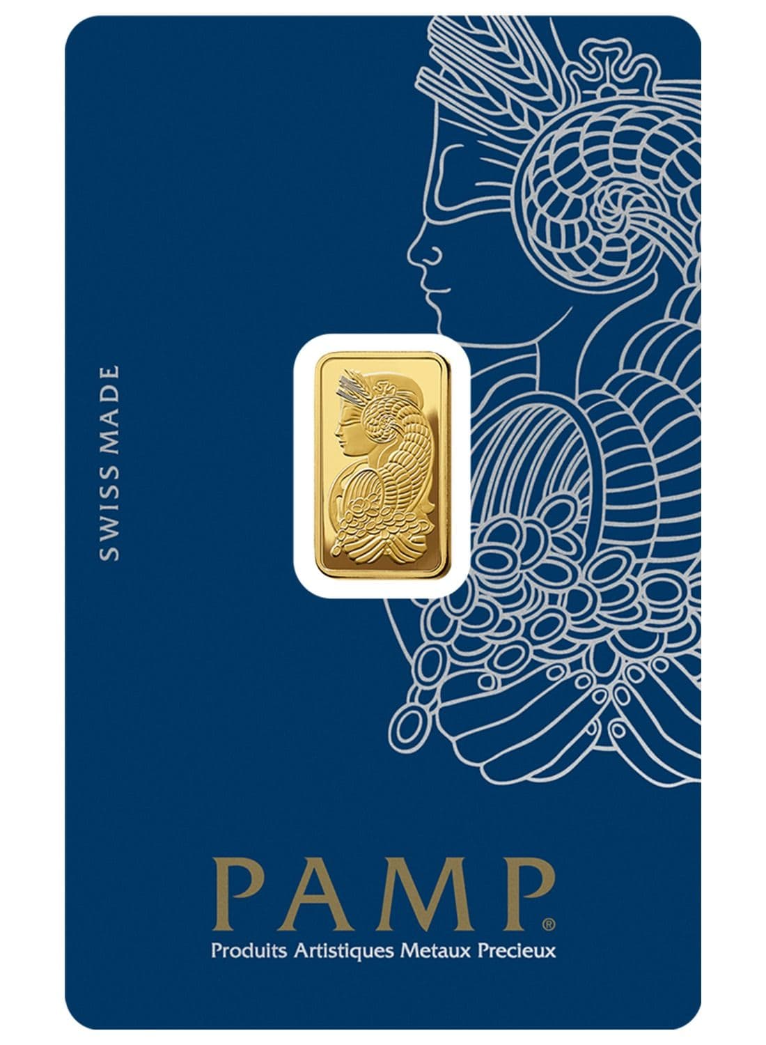 Pamp Suisse Queen Fortuna 24K 999.9 2.5g Pure Gold Bar 2.5 Grams - PAMP