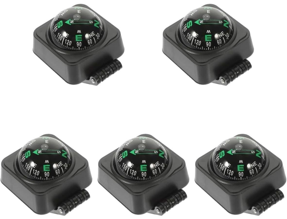 NOLITOY 3 Pack Car Dashboard Compass Ball Portable Outdoor Directional Tool for Travel Adventure