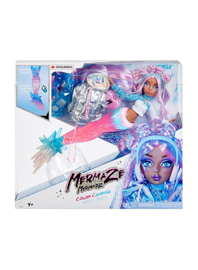 Mermaze Mermaidz Winter Waves Harmonique Mermaid Fashion Doll with Accessories