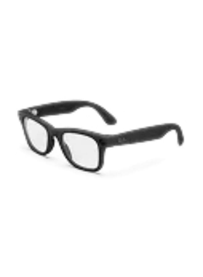 RAY-BAN Wayfarer (Gen 2) Matte Black Frame Clear Lens Standard High bridge Matte Black Clear