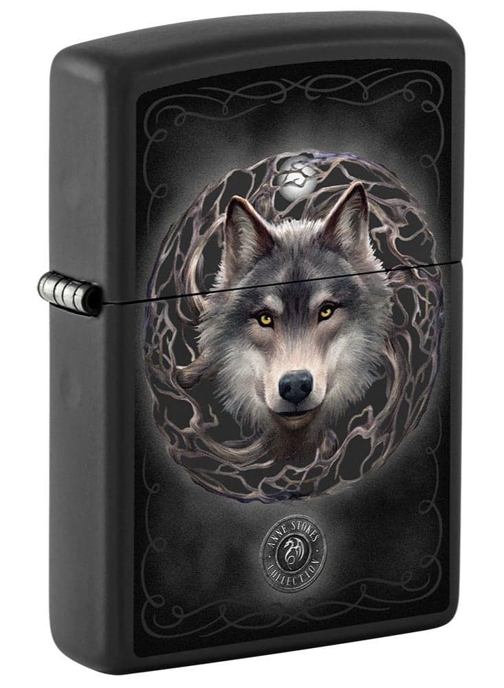 Ci405812 218 Anne Stokes Collection Black Matte Windproof Lighter