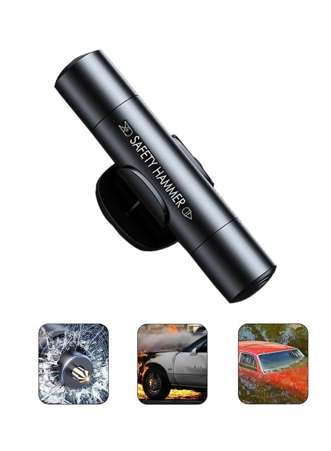 2 IN 1 Safety Hammer Emergency Car Escape Tool Seat Belt Cutter and Car Glass Window Breaker Portable Life-Saving Emergency Artifact