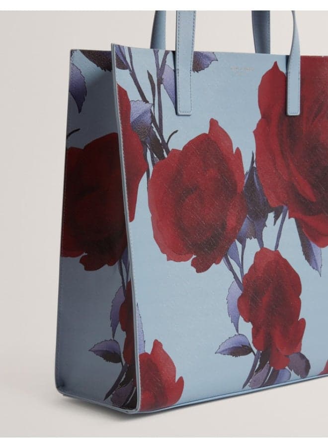 Large Rose Print Icon Bag