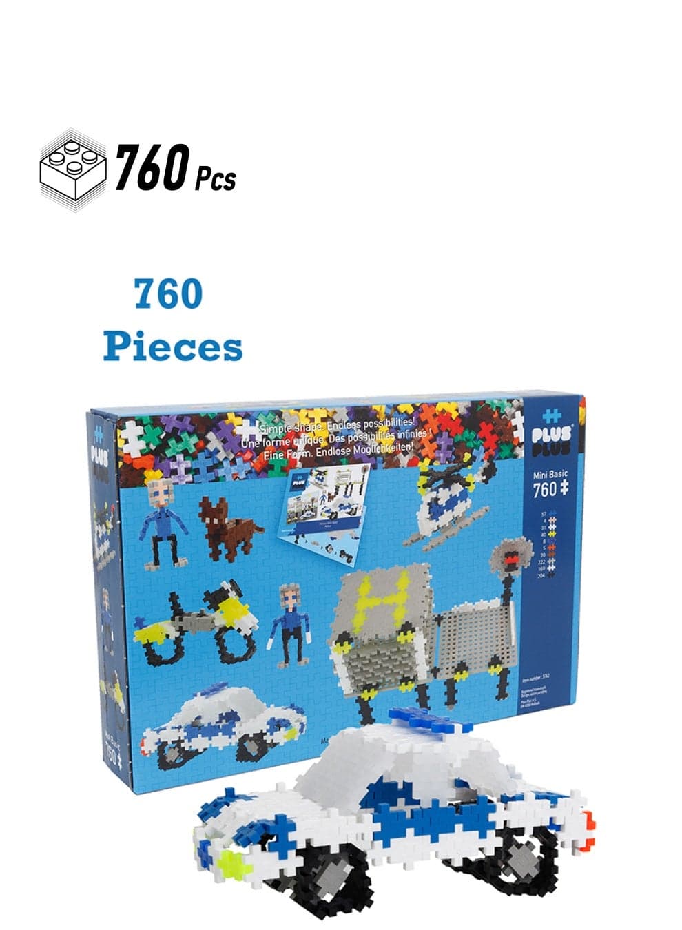 Police Station Building Set / 760 Pcs