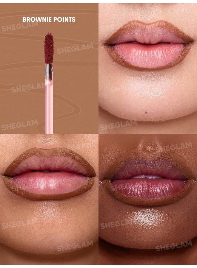 Fall In Line Peel Off Lip Liner Stain- Brownie Points