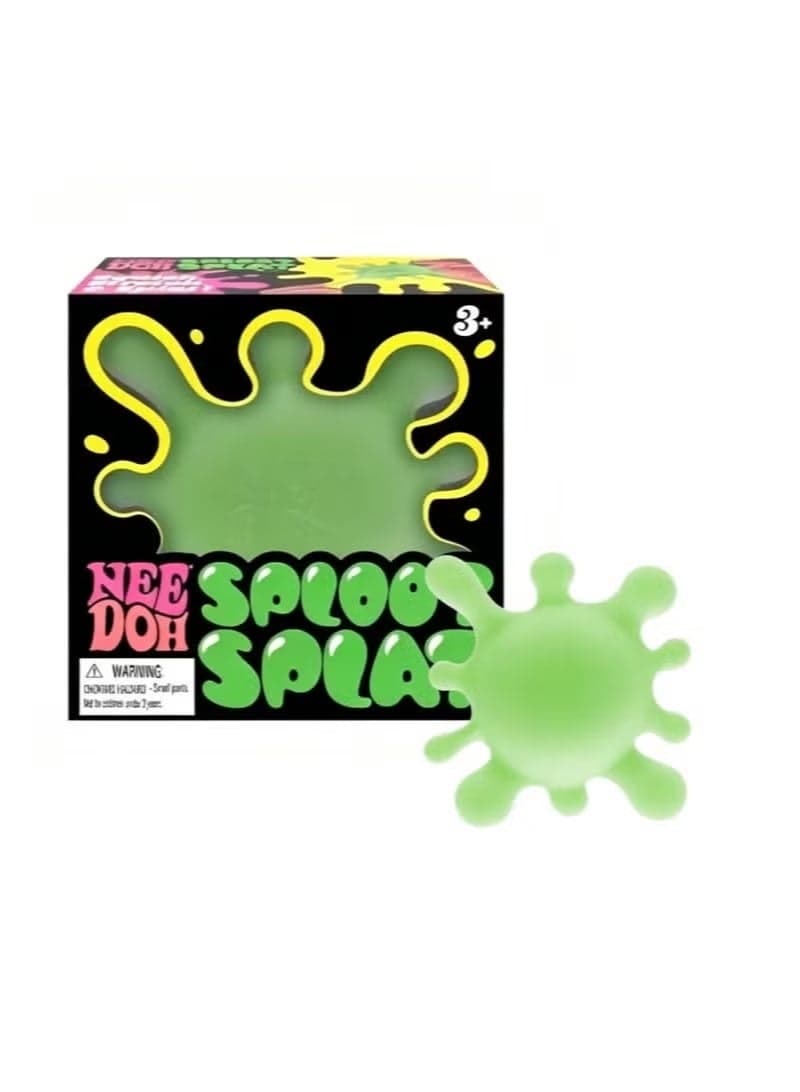 NEEDOH Sploot Splat Squishy Toy, Stress Relief Sensory Fidget Toy for Kids & Adults, Viral Squeeze Toy for Anxiety & ADHD, Soft Slow-Rising Splat Ball, 3+ Age,