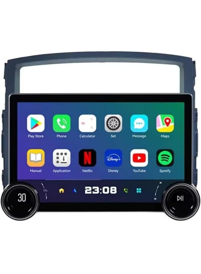 Diamond 2K Android Screen For Mitsubishi Pajero 2006-2021 V80 V90 4GB RAM 64GB Memory Octa-Core Processor Fast Interface Quick Boot Driving UI QLED Touch Screen DSP Bluetooth