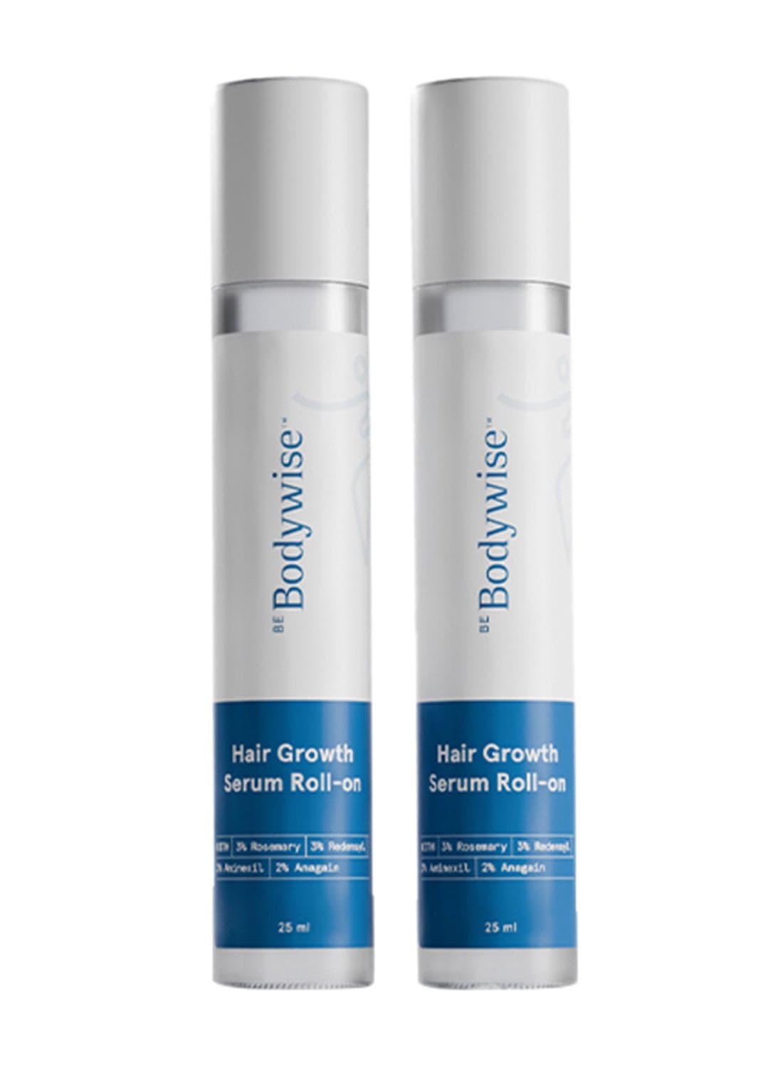 3% Rosemary Hair Growth Serum (Roll On) | 3% Redensyl, 2% Aminexil & 2% Anagain | Thicker & Stronger Hair | Prevents Hair Fall & Stimulates Follicles | 50ml