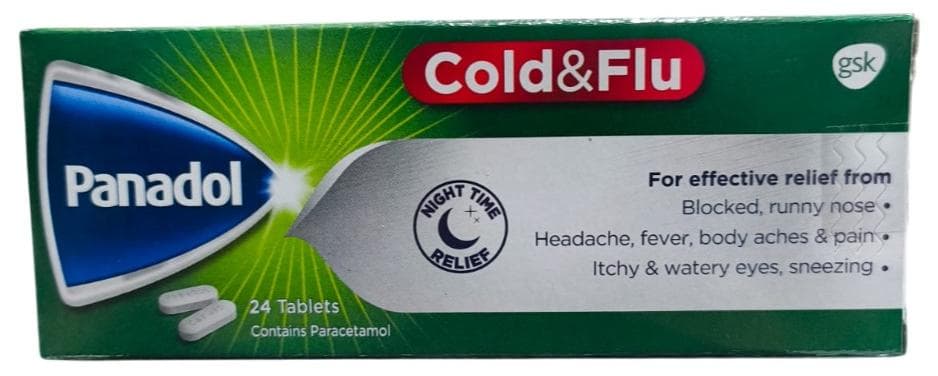 Cold And Flu Tablets 24 Count