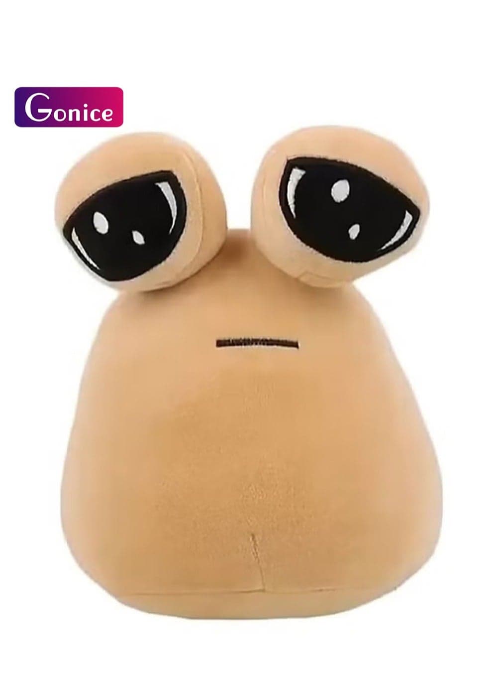 8.6in Alien Sad Pou Plush Toy Stuffed Animal Hot Game, Emotion Alien Plushie Stuffed Animal Pou Doll, Children's Day Gift